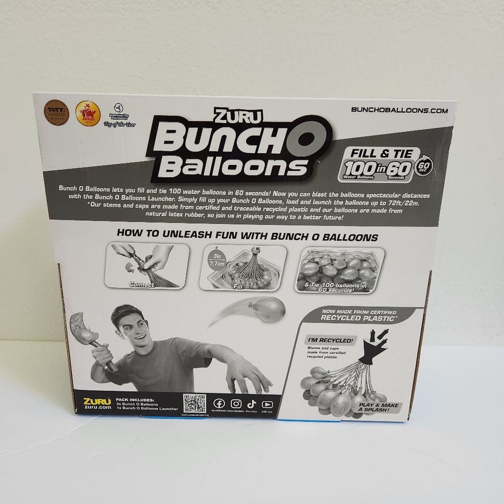 ZURU Bunch Ballons Tropical Party With Launcher & 100+Rapid Filling Self Sealing - Picture 3 of 3